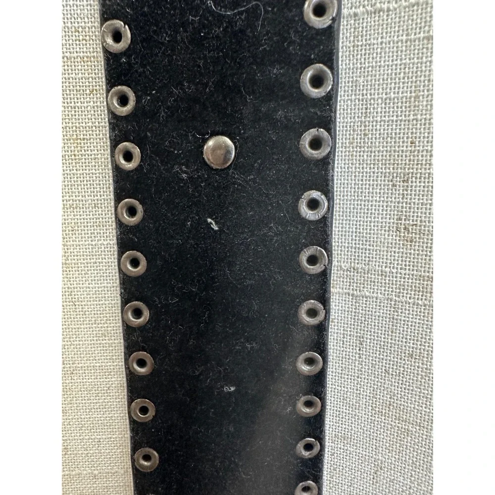 Leather Turquoise Floral Tooled Western Belt Womens Medium/Large Vegan‎ Leather